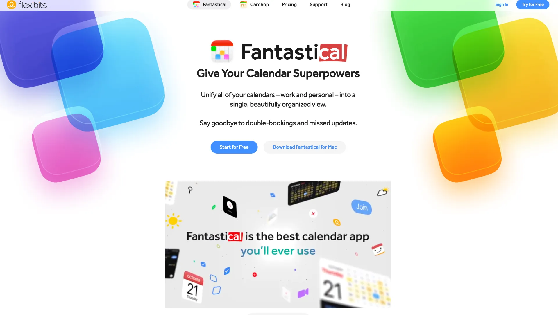 Fantastical screenshot